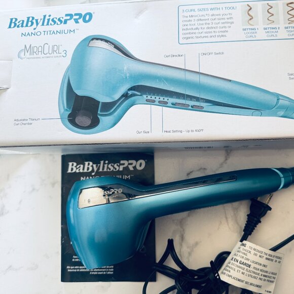 BaByliss Professional Hair Styling Tool 3 Heat Settings 3 Curl Size Options - Picture 2 of 6